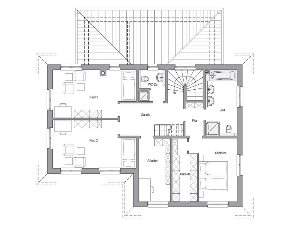 EFH-P-001 Obergeschoss